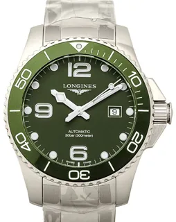 Longines HydroConquest L3.782.4.06.6 Stainless steel Green