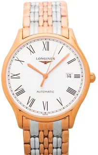 Longines Lyre L49601117 Rose gold and Stainless steel White