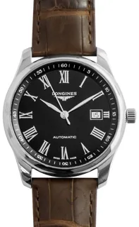 Longines Master Collection L2.793.4.59.2 Stainless steel Black