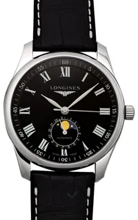 Longines Master Collection L29094517 Stainless steel Black