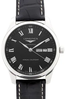 Longines Master Collection L29204517 Stainless steel Black