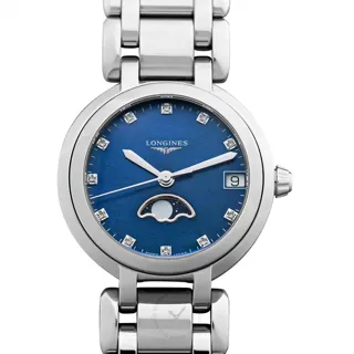 Longines PrimaLuna L8.115.4.98.6 Stainless steel Blue