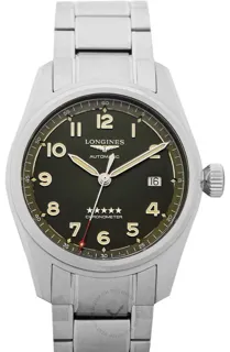 Longines Spirit L3.810.4.03.6 Stainless steel Green