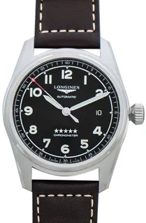 Longines Spirit L38104530 Stainless steel Black