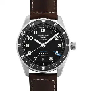 Longines Spirit L38124532 Stainless steel Black