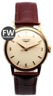 Longines Vintage FW174539 34mm Rose gold Brown