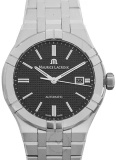 Maurice Lacroix AIKON AI6008-SS002-330-1 Stainless steel Black