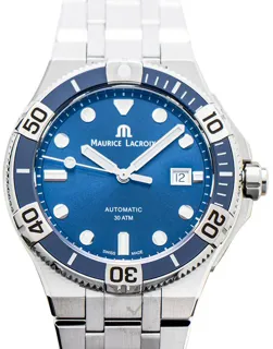 Maurice Lacroix Aikon Automatic AI6058-SS002-430-1 Stainless steel Blue