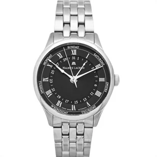 Maurice Lacroix Masterpiece MP6507-SS002-310 Stainless steel Black