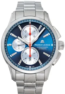 Maurice Lacroix Pontos Chronographe PT6388-SS002-430-1 Stainless steel Blue