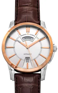 Maurice Lacroix Pontos PT6158-PS101-13E Rose gold and Stainless steel Silver