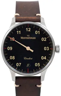 MeisterSinger Meisterstücke CC9Z02_SVSL02 Stainless steel Black