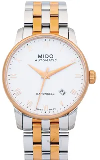 Mido Baroncelli II M8600.9.N6.1 38mm Stainless steel White