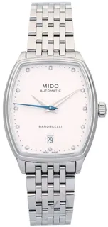 Mido Baroncelli III M0413071101600 Stainless steel White