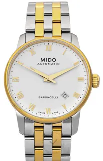 Mido Baroncelli III M8600.9.26.1 Stainless steel White