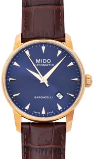 Mido Baroncelli M8600.3.15.8 Stainless steel Blue