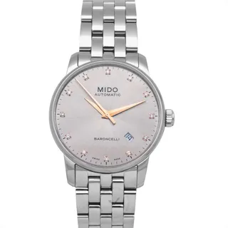 Mido Baroncelli M8600.4.67.1 Stainless steel Silver