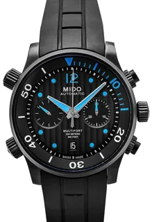 Mido Multifort Chronograph M005.914.37.050.00 Stainless steel Black