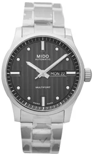 Mido Multifort M005.430.11.061.80 Stainless steel Gray