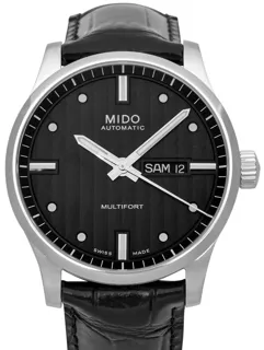 Mido Multifort M005.430.16.031.81 Stainless steel Black