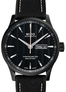 Mido Multifort M038.431.37.051.00 Stainless steel Black