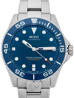 Mido Ocean Star M026.608.11.041.01 Stainless steel Blue