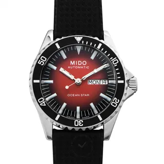 Mido Ocean Star M026.830.17.421.00 Stainless steel Red