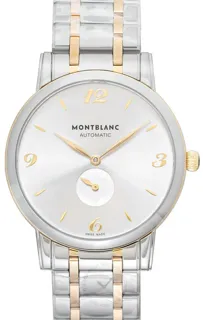 Montblanc Star 107914 39mm Yellow gold and Stainless steel Silver