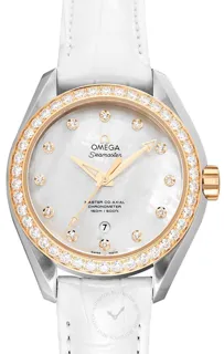 Omega Aqua Terra 231.28.34.20.55.004 Yellow gold White