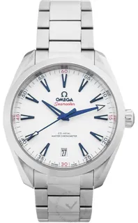 Omega Aqua Terra 522.10.41.21.04.001 Stainless steel White