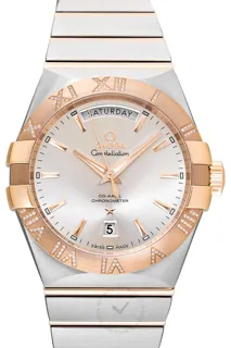 Omega Constellation 123.25.38.22.02.001 Stainless steel and Red gold Silver