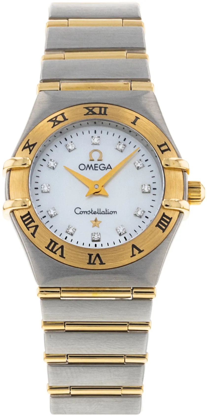 Omega Constellation 1262.75.00 22mm Yellow gold and Stainless steel White