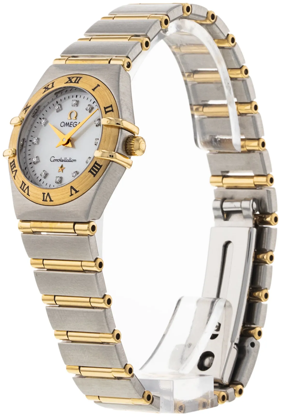 Omega Constellation 1262.75.00 22mm Yellow gold and Stainless steel White 1