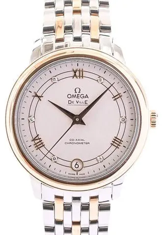 Omega De Ville 424.20.33.20.52.003 32.5mm Yellow gold and Stainless steel Silver