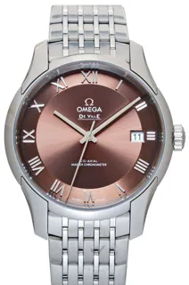 Omega De Ville 433.10.41.21.10.001 Stainless steel Brown