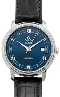 Omega De Ville Prestige 424.13.40.20.03.002 Stainless steel Blue