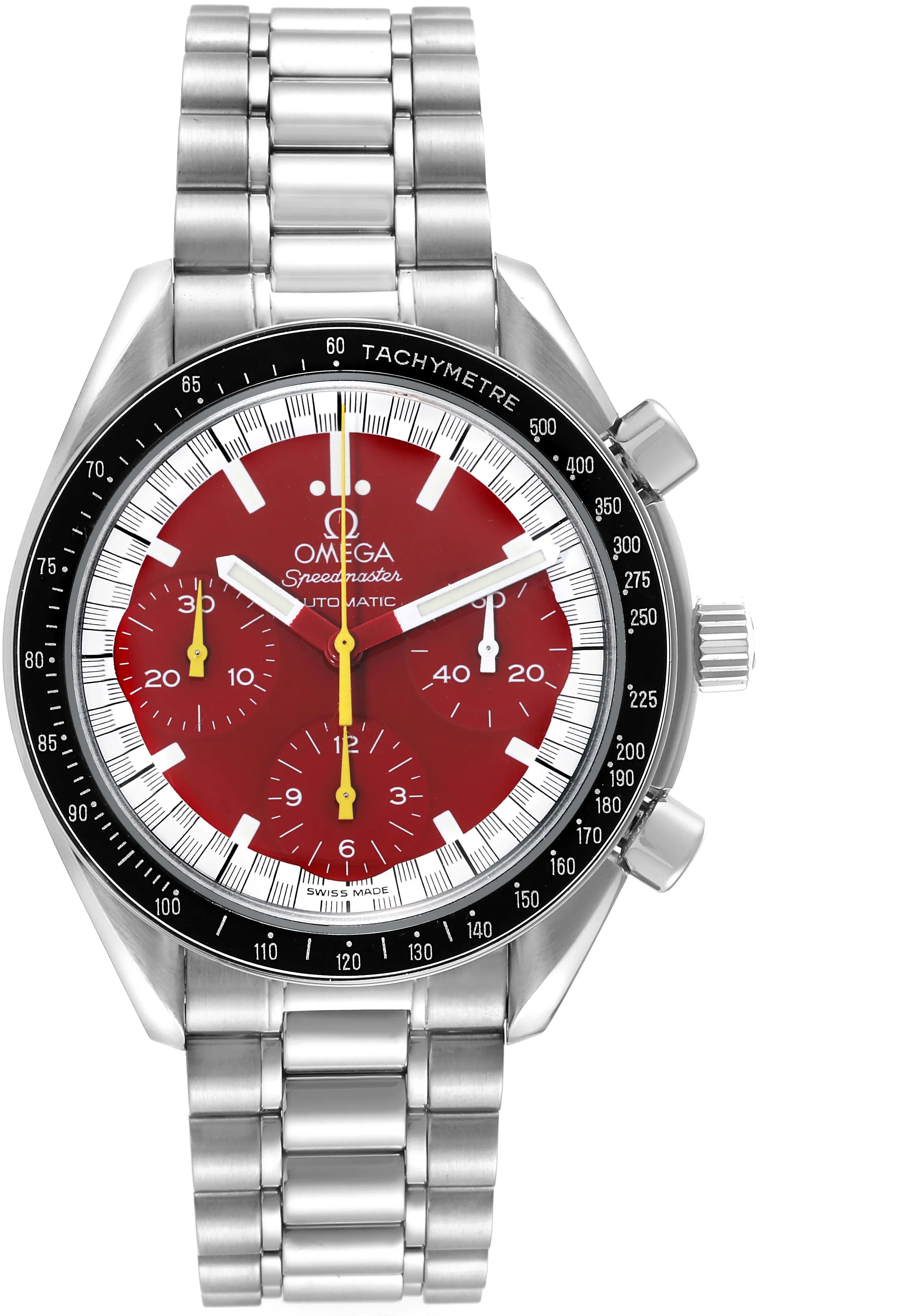 Omega Speedmaster Reduced 3510.61.00 39mm Stainless steel Red