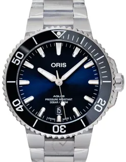 Oris Aquis 01 733 7766 4135-07 8 22 05PEB Stainless steel Blue