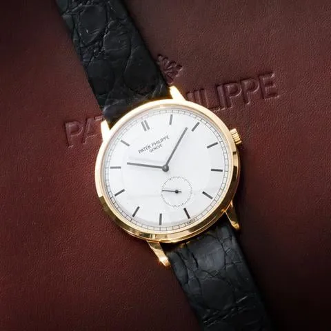 Patek Philippe Calatrava 3893 33mm Yellow gold White 10