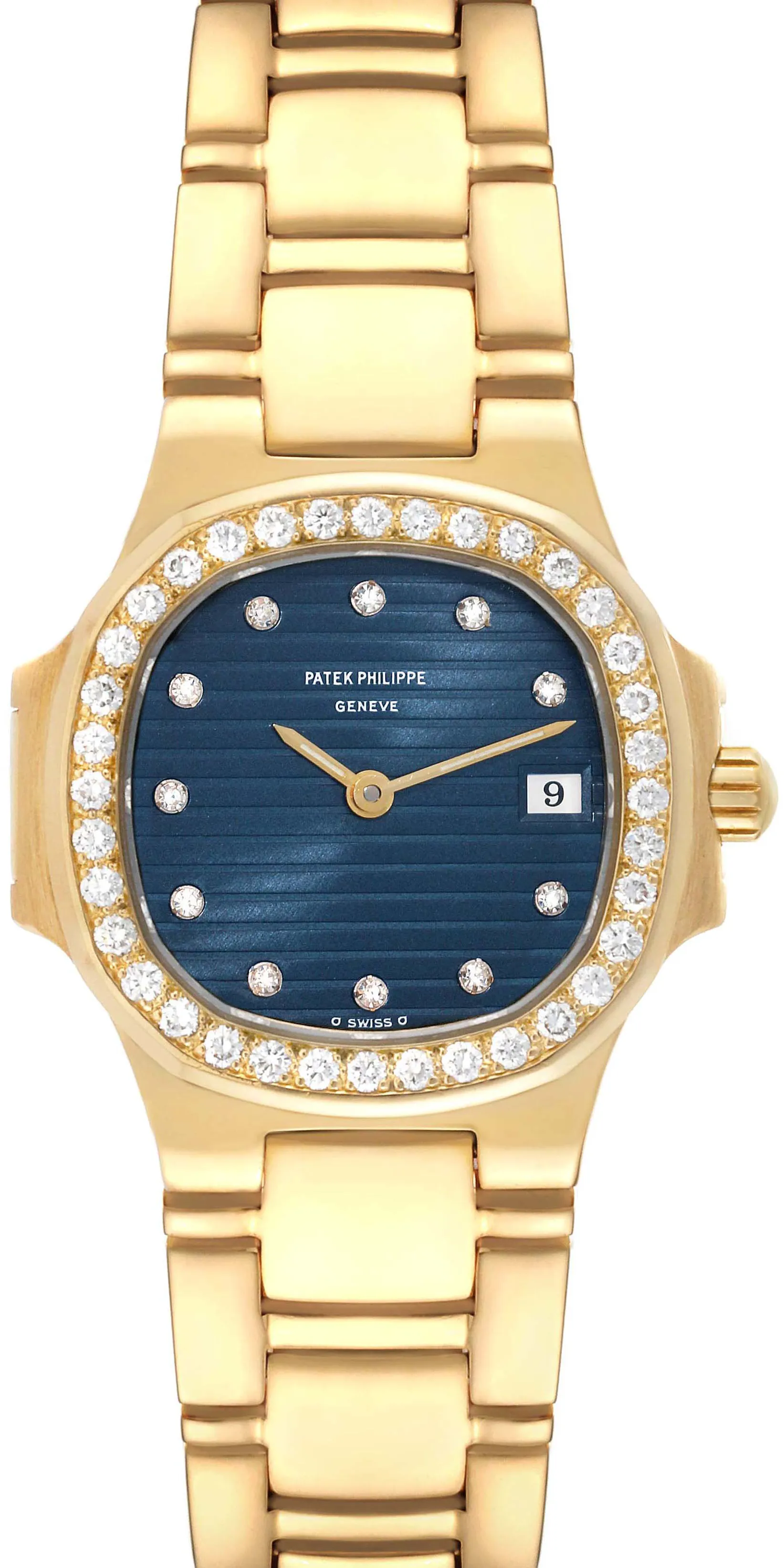 Patek Philippe Nautilus 4700 28mm Yellow gold and 18k yellow gold Blue 1