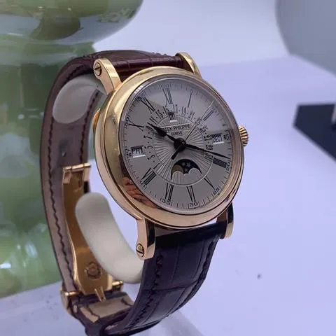 Patek Philippe Perpetual Calendar 5159J-001 38mm Yellow gold Silver 2