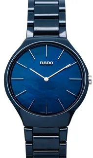 Rado True Thinline R27005902 Ceramic Blue