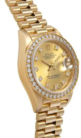 Rolex Datejust 69138G 26mm Yellow gold Champagne 2