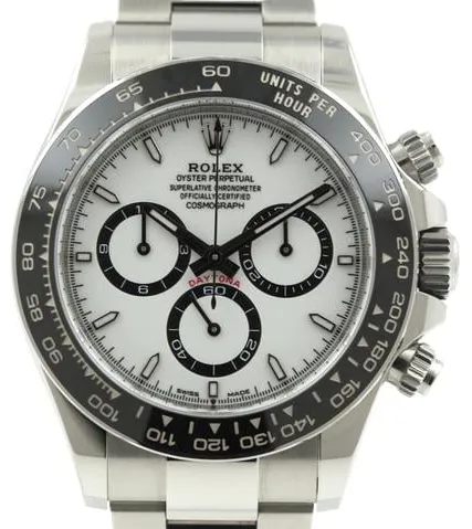 Rolex Daytona 126500LN 40mm Stainless steel White