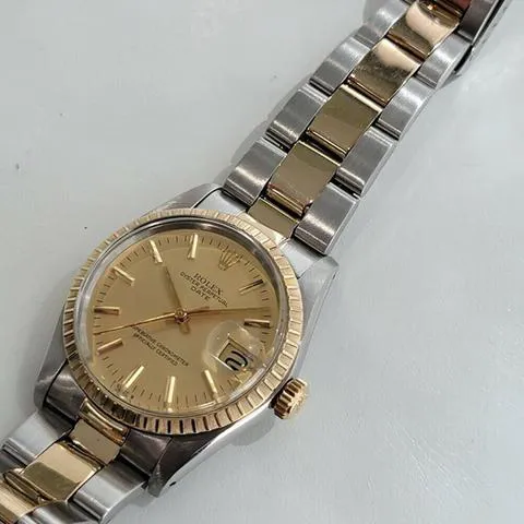 Rolex Oyster Perpetual Date 1505 35mm Yellow gold and Stainless steel 5