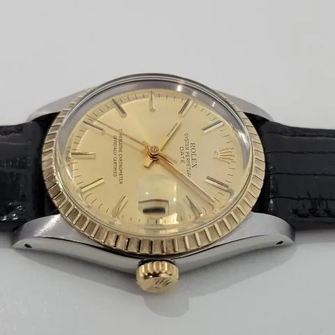 Rolex Oyster Perpetual Date 1505 35mm Yellow gold and Stainless steel 3