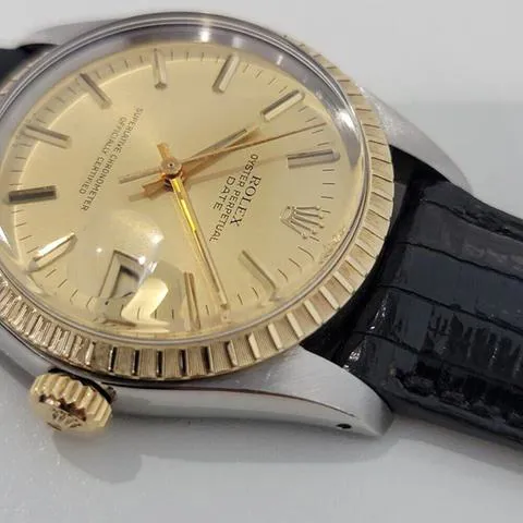 Rolex Oyster Perpetual Date 1505 35mm Yellow gold and Stainless steel 4