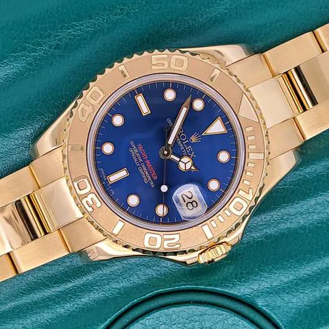 Rolex Yacht-Master 68628 35mm Yellow gold Blue