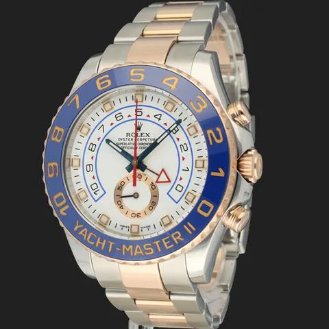 Rolex Yacht-Master II 116681 44mm Yellow gold and Stainless steel White