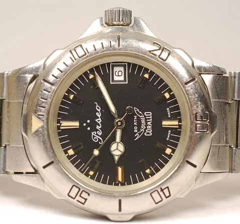 Squale 37.5mm Stainless steel Black